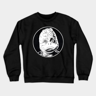 HOWARD THE DUCK (Circle Black and White) Crewneck Sweatshirt